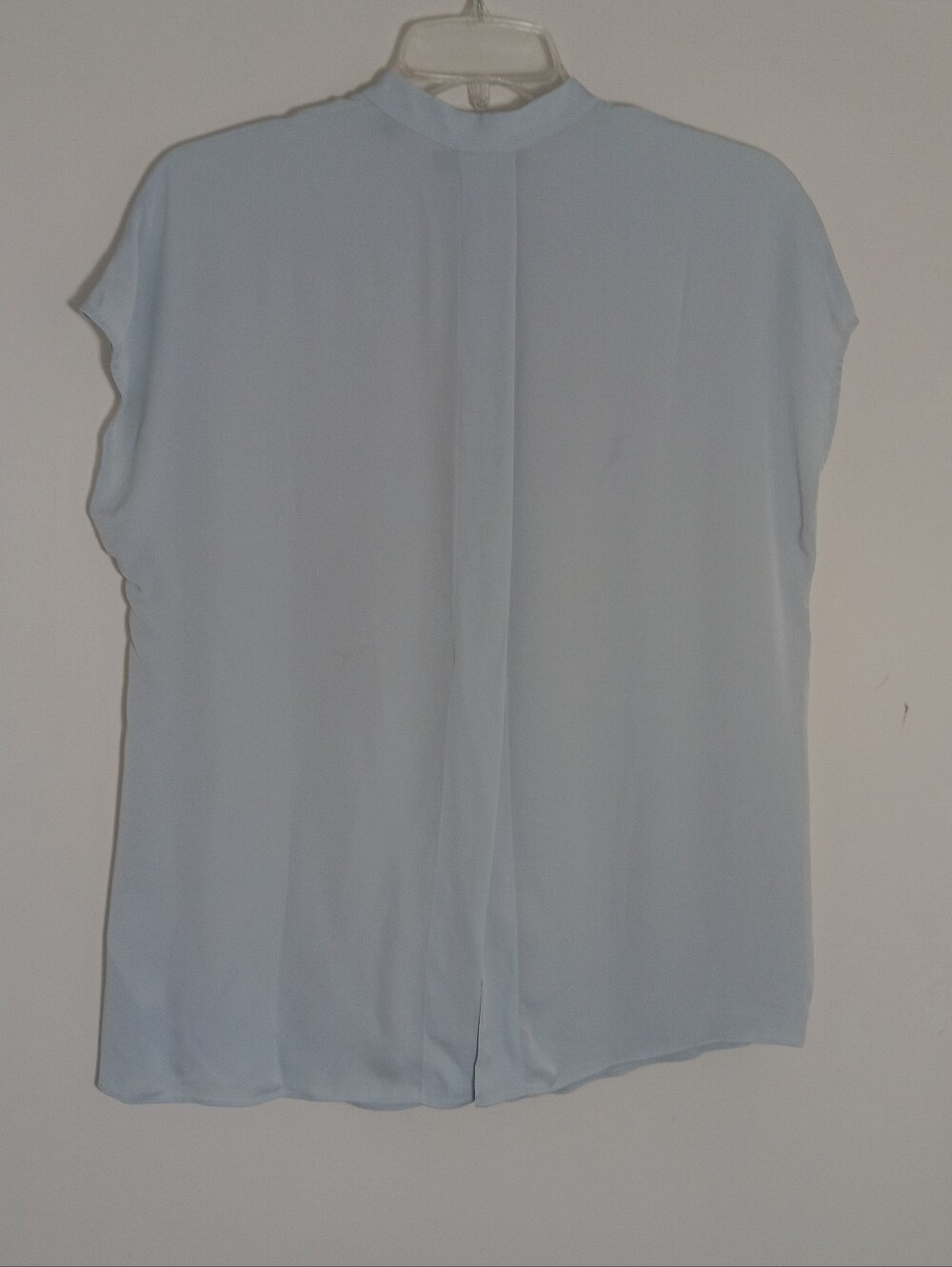 Vince Womens Blouse Small Light Blue.